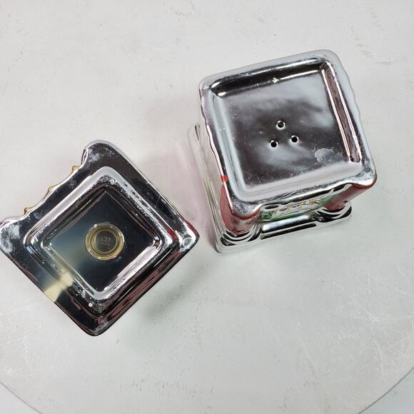 Vintage Coca Cola Jukebox Salt Pepper Stacking Shakers 5x3x3 Inch - Picture 7 of 10